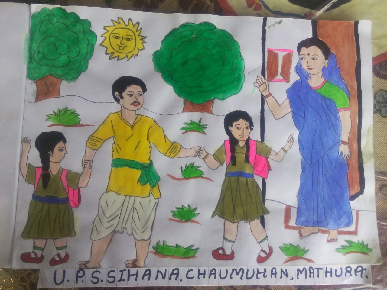 sister's talent #art #beti bachao beti padhao #proud to be a girl #nojoto-saigonsouth.com.vn