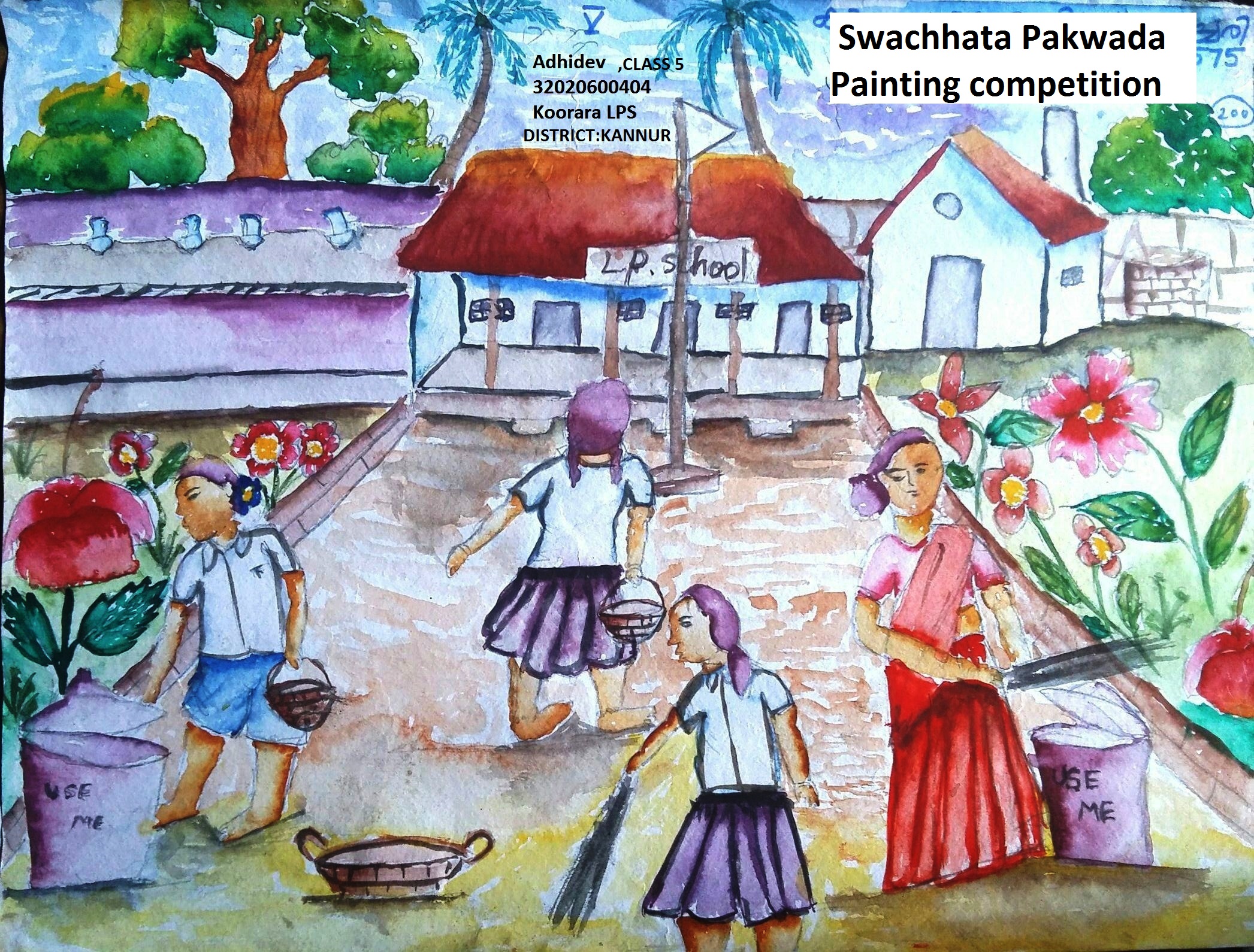 swachh Bharat drawing/Swachhata pakhwada drawing/Swachhata pakhwada poster  Drawing/eco clean drawing - YouTube