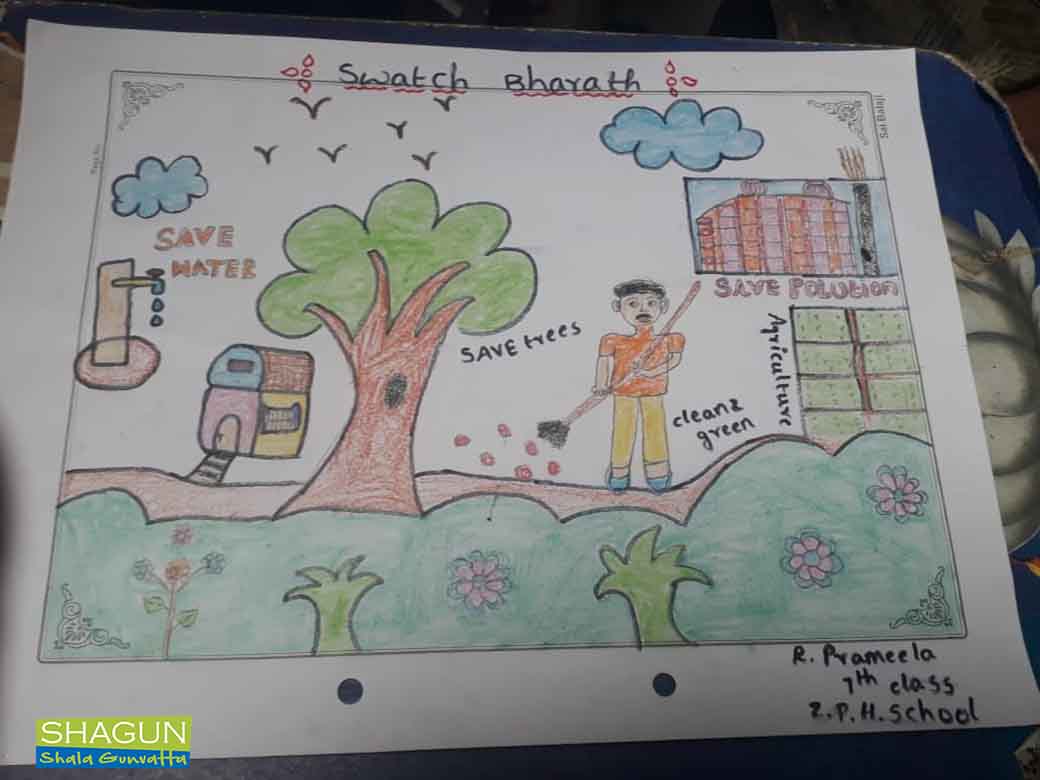 AIR POLLUTION DRAWING BY 7th STD BOY | S S S COOKING & VLOGS | - YouTube