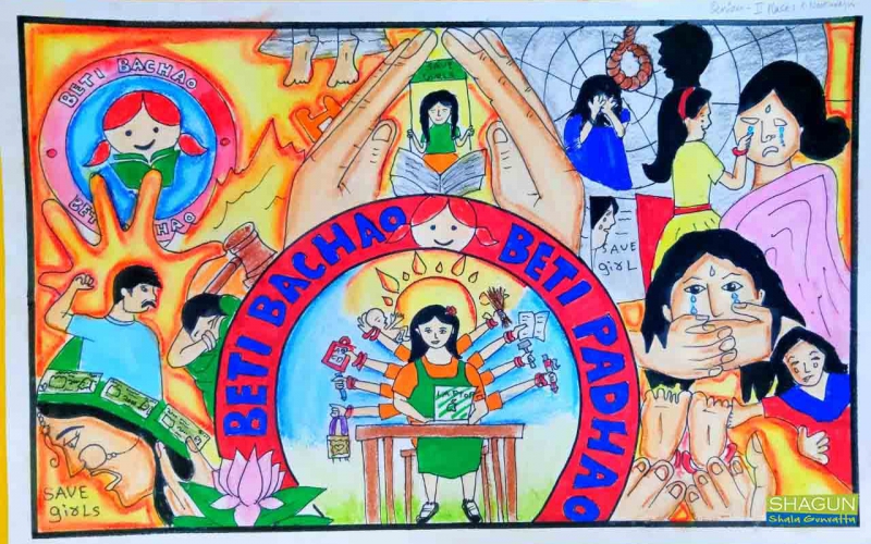 Beti Bachao Beti Padhao Drawings: Empowering Girls Through Art-saigonsouth.com.vn